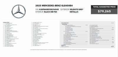 2025 Mercedes-Benz GLE GLE 450e