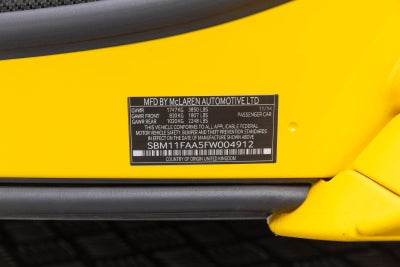 2015 McLaren 650S 2dr Conv Spider