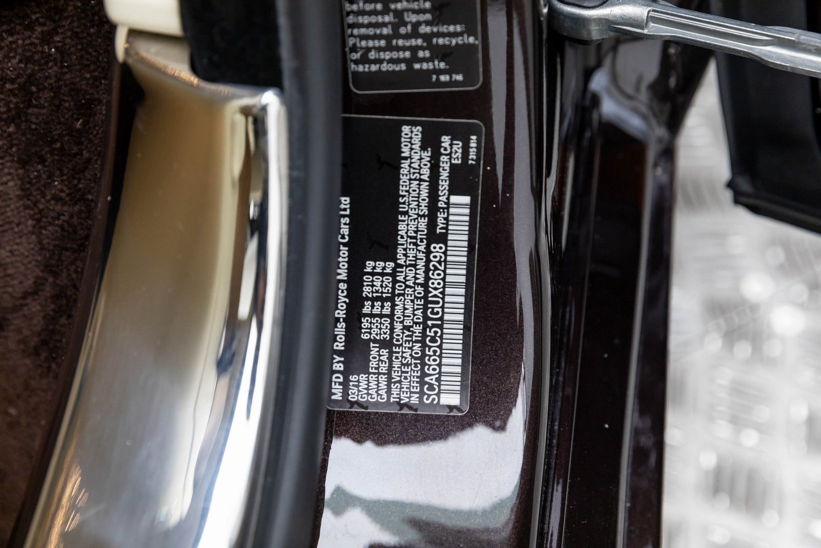 2016 Rolls-Royce Wraith 2dr Coupe