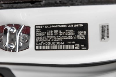2020 Rolls-Royce Cullinan Sport Utility