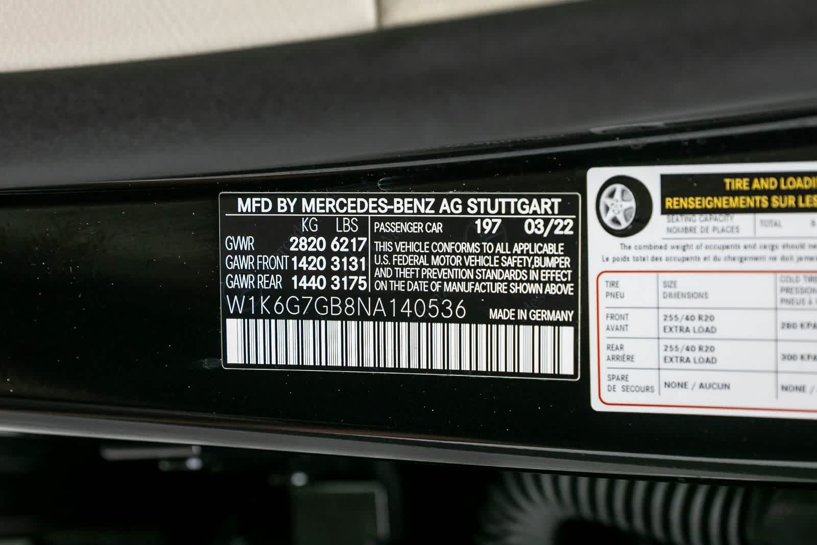 2022 Mercedes-Benz S 580 S 580