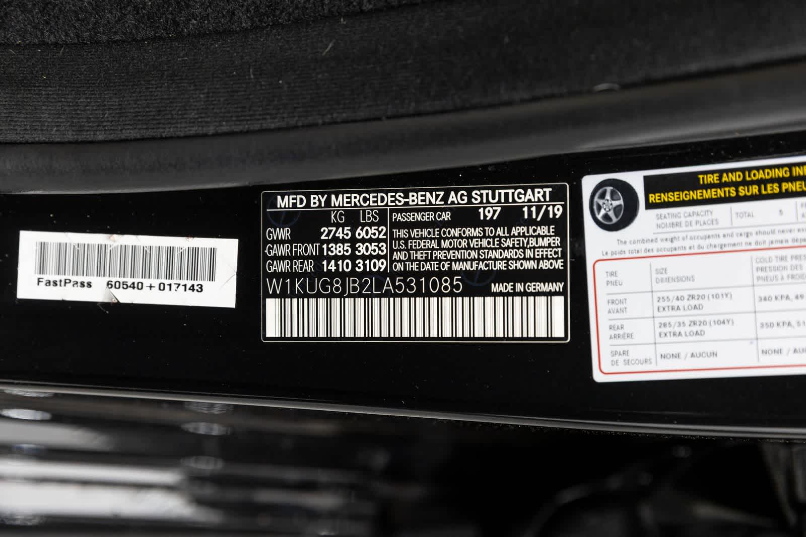 2020 Mercedes-Benz AMG® S 63 AMG® S 63