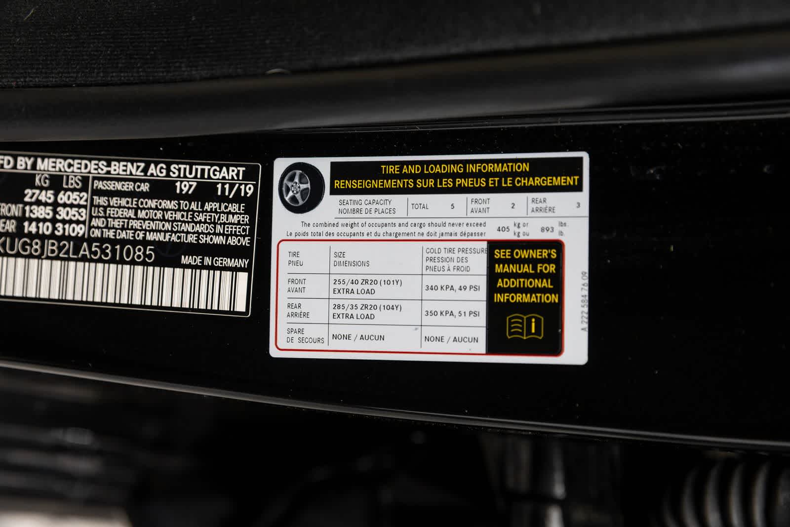 2020 Mercedes-Benz AMG® S 63 AMG® S 63