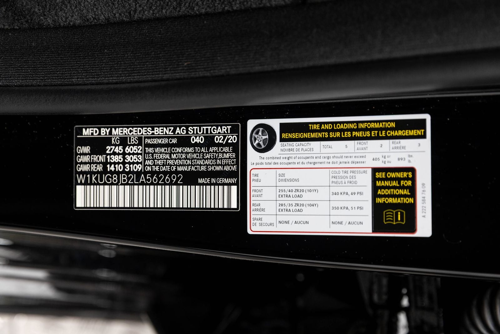 2020 Mercedes-Benz AMG® S 63 AMG® S 63