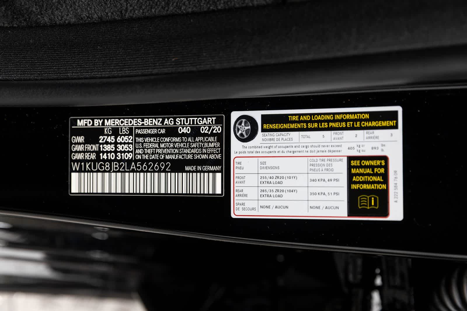 2020 Mercedes-Benz AMG® S 63 AMG® S 63