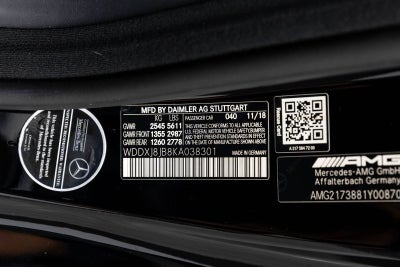 2019 Mercedes-Benz AMG® S 63 AMG® S 63