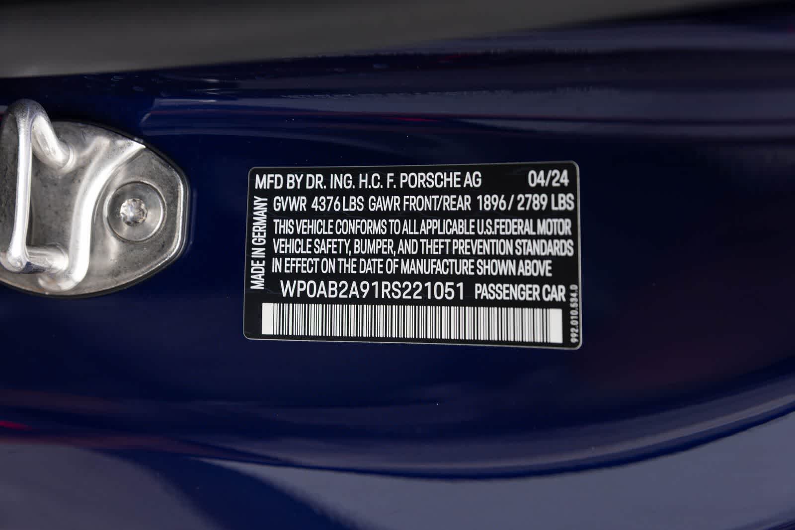 2024 Porsche 911 Carrera GTS