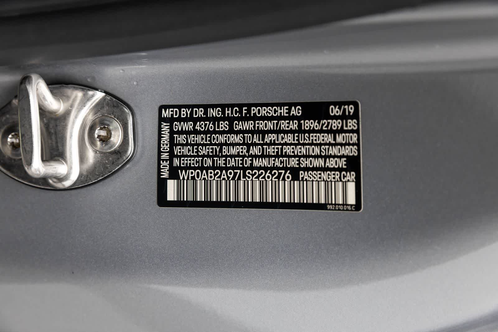 2020 Porsche 911 Carrera S