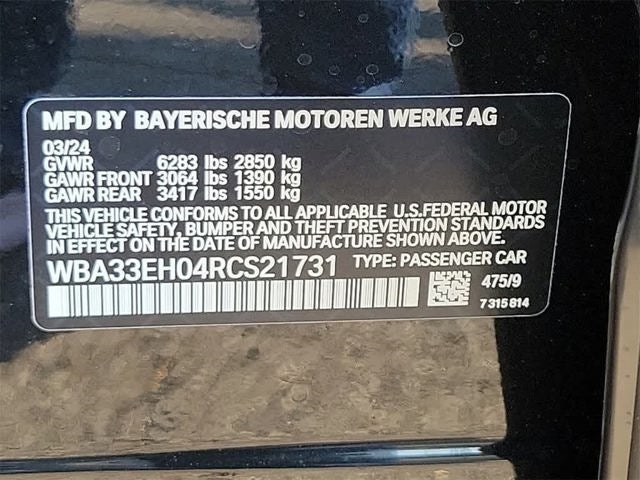 2024 BMW 740i 740i xDrive